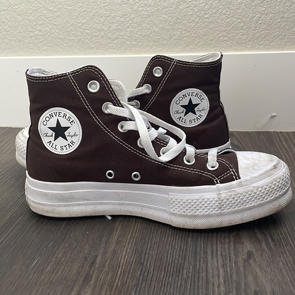 Brown Custom Converse - Picture 2 of 4